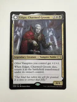 Edgar Charmed Groom / Markov’s Coffin MTG Magic the Gathering Card NM Mint VOW - Image 1