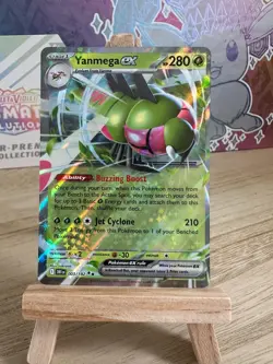 Pokemon TCG Yanmega EX Destined Rivals Ultra Rare Card 003/182 NM Condition - Image 1