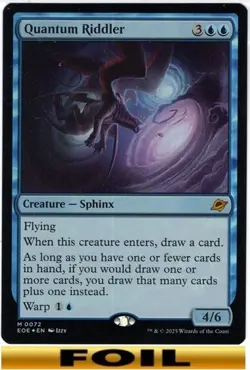 1x - Quantum Riddler - FOIL - Edge of Eternities - NM MTG - Image 1