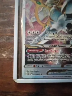 2 Metal Arceus VSTAR - (Metal Card) 123/172 Miscellaneous Cards & Products Holo - Image 3