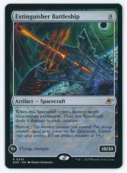 Extinguisher Battleship #0242 MTG Edge of Eternities Magic The Gathering - Image 1