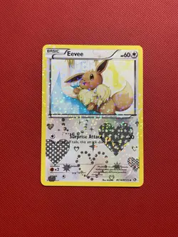 Eevee RC14/RC25 Legendary Treasures: Radiant Collection Holo Pokemon Card TCG - Image 1