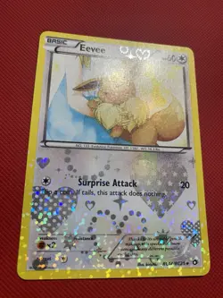 Eevee RC14/RC25 Legendary Treasures: Radiant Collection Holo Pokemon Card TCG - Image 3