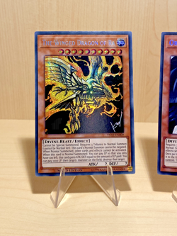 Yugioh Obelisk TN19-EN007 Slifer TN19-EN008 RA TN19-EN009 Egyptian God Cards Set - Image 2