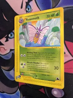 Venomoth 111/144 Skyridge Common Vintage Pokemon TCG E-reader card - Image 3