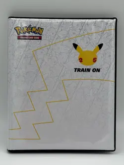 Pokemon 25th Anniversary Jumbo/Oversized Card Binder + 1 Grookey Card - Image 1