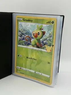Pokemon 25th Anniversary Jumbo/Oversized Card Binder + 1 Grookey Card - Image 3