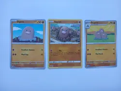 Diglett and Dugtrio 151 Pokemon Scarlet and Violet Cards - Image 1