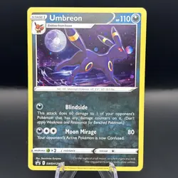 Umbreon SWSH129 Holo Sword And Shield Black Star Promo Pokemon Card Near Mint - Image 1