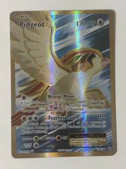 Pidgeot EX 104/108 Evolutions Full Art Holo Pokemon Trading Card Game - Image 1