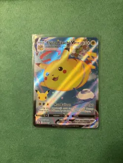 Pokemon TCG Flying Pikachu VMAX Holo Ultra Rare Card 007/025 Celebrations - Image 1