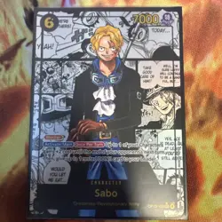 OP13-120 Sabo SEC Manga Rare (Super Alternate Art) One Piece Card Game English - Image 1