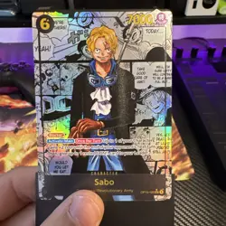OP13-120 Sabo SEC Manga Rare (Super Alternate Art) One Piece Card Game English - Image 2