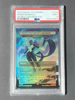 2024 Magic The Gathering Secret Lair Drop Ororo Borealis Foil #1746 PSA 9 MINT - Image 1