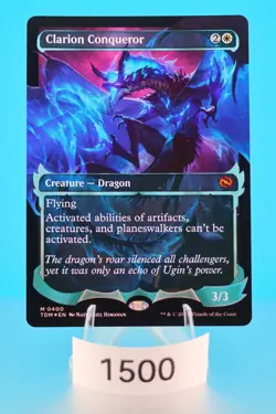 MTG Clarion Conqueror (Showcase) Tarkir: Dragonstorm Foil #400 - Image 1