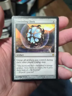 Unwinding Clock, New Phyrexia, MTG - Image 1