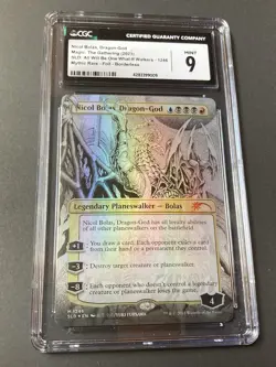 Nicol Bolas Dragon-God Foil #1246 CGC 9 SLD: All Will be One What-if Walkers MTG - Image 1