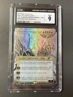 Nicol Bolas Dragon-God Foil #1246 CGC 9 SLD: All Will be One What-if Walkers MTG - Image 2