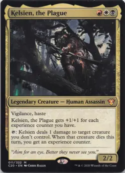 Kelsien, the Plague Commander 2020 Regular Mythic #11 NM MTG - Image 1