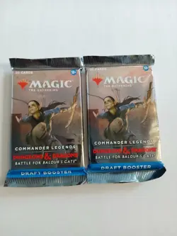 Magic The Gathering Dungeons & Dragons Battle For Baldur’s Gate Draft Booster - Image 1