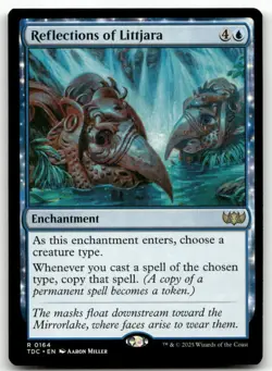 Reflections of Littjara #164 MTG Tarkir Dragonstorm TDC NM X1 - Image 1