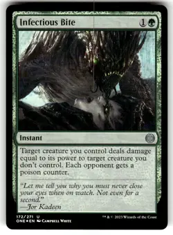 Infectious Bite Phyrexia: All Will Be One FOIL MTG NM - Image 1