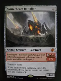 Skitterbeam Battalion NM The Brother's War MTG FREE SHIPPING - Image 1