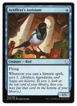 MTG Artificer's Assistant | #44 Dominaria | English - Image 1