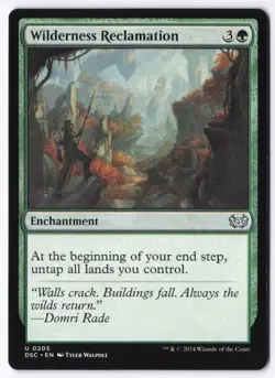 Wilderness Reclamation U Commander: Duskmourn: House of Horror 205 NM - Image 1