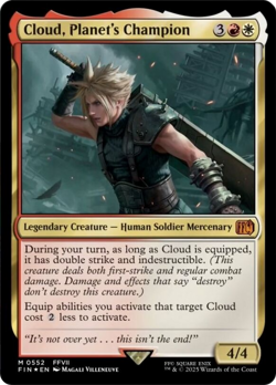 Cloud, Planet's Champion FINAL FANTASY - Near Mint Foil - Image 1