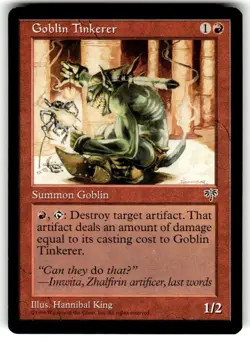 Goblin Tinkerer Mirage Regular MTG - Image 1