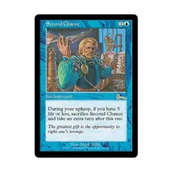 WOTC MtG Urza's Legacy Second Chance (R) EX - Image 1