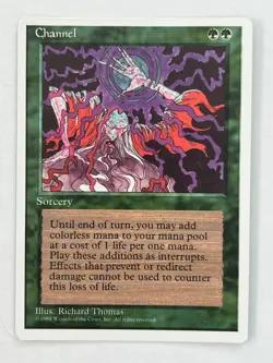 Channel - 4th Edition - Magic: The Gathering - MtG - Image 1
