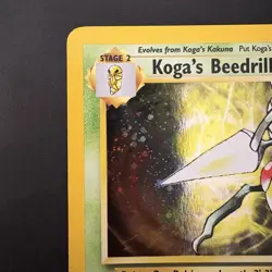 Pokemon Vintage Koga's Beedrill Gym Challenge Unlimited Holo Rare Wotc - Image 2