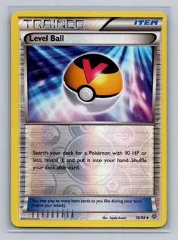 Pokemon XY - Ancient Origins #76/98 Level Ball Reverse Holo Uncommon - Image 1