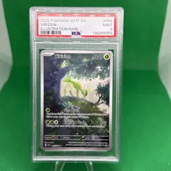 2025 POKEMON WHT EN-WHITE FLARE ILLUSTRATION RARE #095 VIRIZION PSA 9 - Image 1