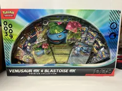 Pokemon TCG: Venusaur Ex And Blastoise Ex Premium Collection Box Gamestop Sealed - Image 1