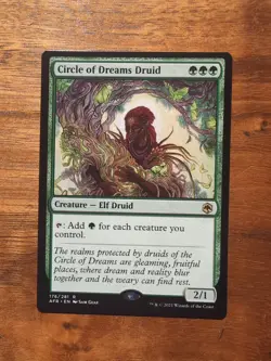 ​1x MTG AFR Circle of Dreams Druid, Near Mint​ - Image 1