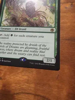 ​1x MTG AFR Circle of Dreams Druid, Near Mint​ - Image 3