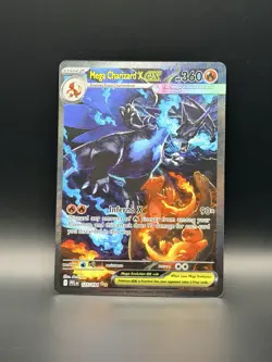 Mega Charizard X ex 125/094 From Phantasmal Flames Prerelease Pokemon ~Mint~ - Image 1