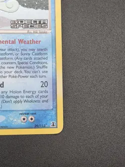 Pokemon TCG Snow-cloud Castform 29/113 Delta Species Reverse Holo Vintage - Image 4