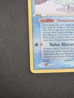Pokemon TCG Snow-cloud Castform 29/113 Delta Species Reverse Holo Vintage - Image 5