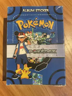 2024 Peru Pokemon Blue Vol 3 Pokedex Sticker Booster Sealed Flash Editon 25 Pack - Image 1
