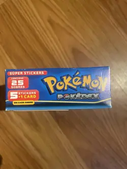 2024 Peru Pokemon Blue Vol 3 Pokedex Sticker Booster Sealed Flash Editon 25 Pack - Image 3