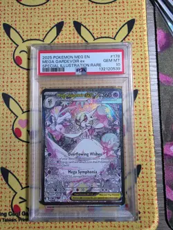 2025 POKEMON MEG EN-MEGA EVOLUTION #178 MEGA GARDEVOIR EX PSA 10 - Image 1