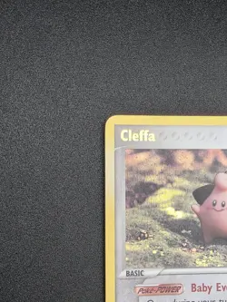 Pokemon TCG 2005 Cleffa 21/115 Unseen Forces Reverse Holo Vintage - Image 2