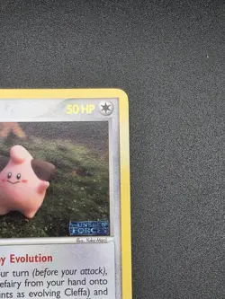 Pokemon TCG 2005 Cleffa 21/115 Unseen Forces Reverse Holo Vintage - Image 3