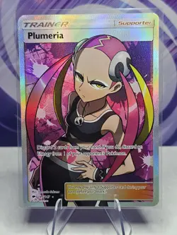Pokemon Plumeria Full Art Sun&Moon Burning Shadows 145/147 B - Image 1