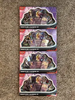 Pokemon TCG Mimikyu ex & Alcremie ex Premium Collection - Sealed - LOT OF 4 - Image 1