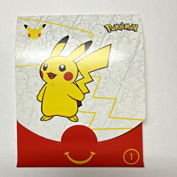 2021 Pokemon TCG 25th Anniversary McDonald's Promo Deck Holder Happy Meal Toy B - Image 1